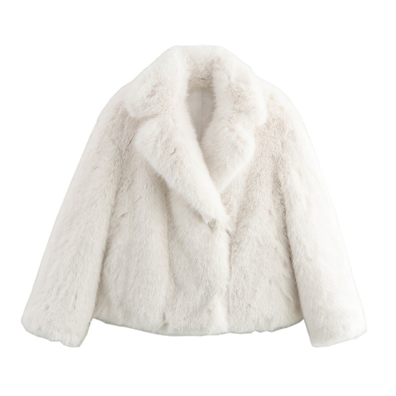 Veste douillette en fausse fourrure pour femme Berg-Feldt