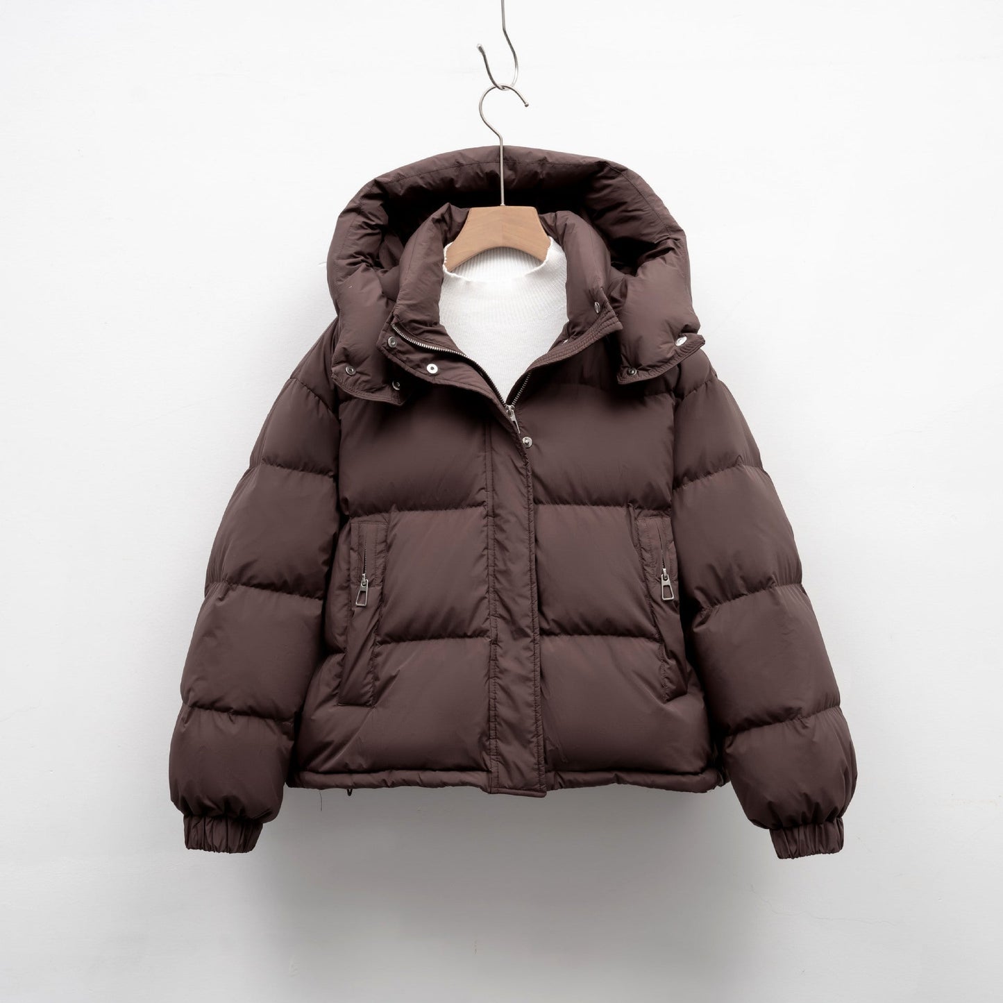 Damen Pufferjacke mit abnehmbarer Kapuze und voluminösem Schnitt Berg-Feldt