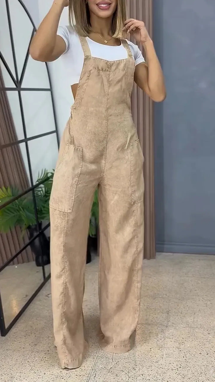 Weite Damen-Latzhose mit Taschen von berg-feldt