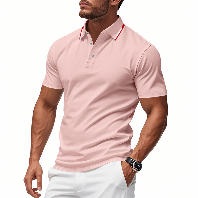 Polo homme avec col moderne et structure respirante Berg-Feldt