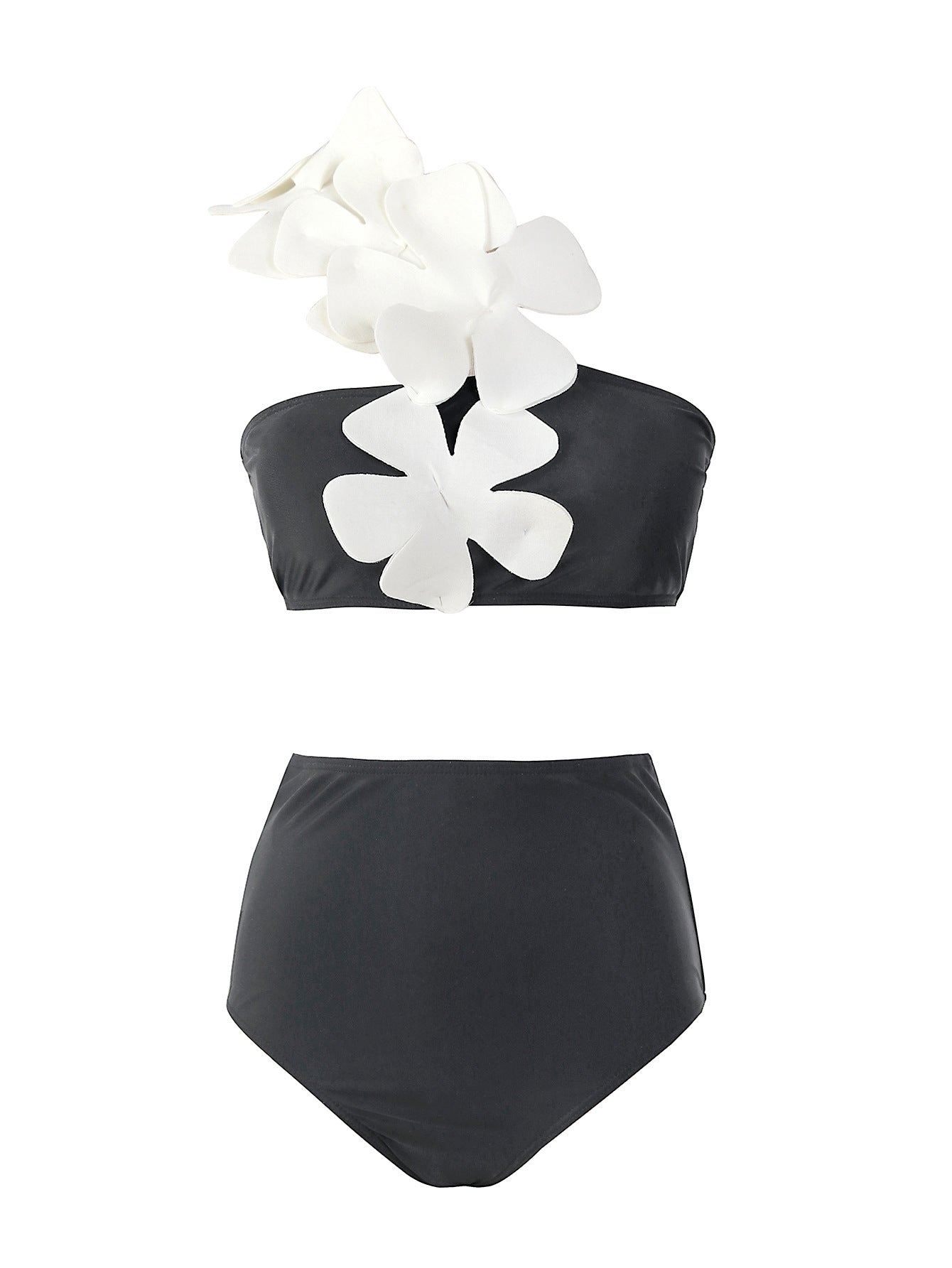 Bikini pour femme à bretelle asymétrique et imprimé floral par berg-feldt