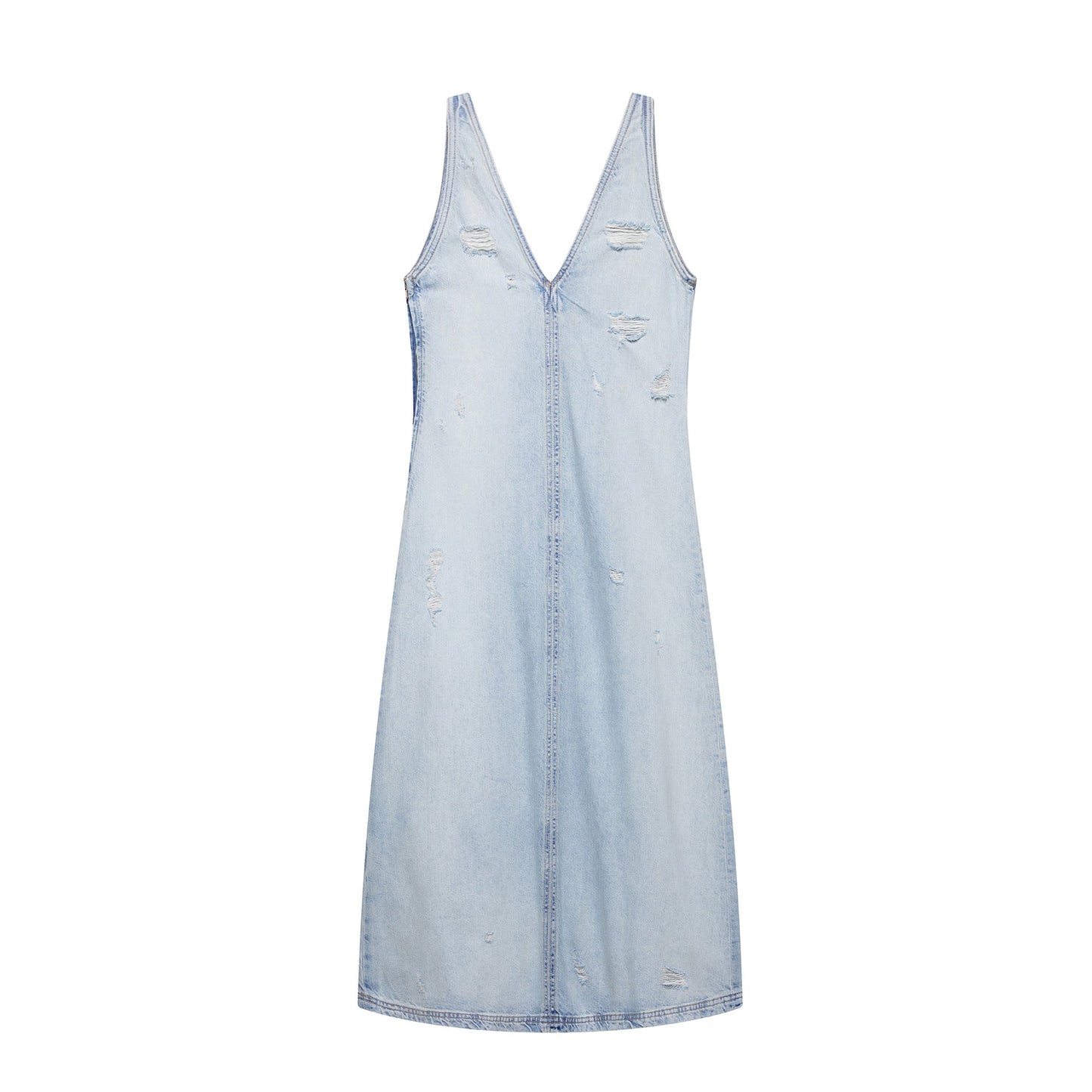 Robe sans manches en jean Berg-Feldt pour femme