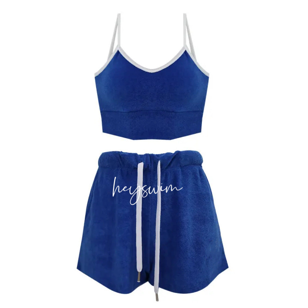 Ensemble débardeur court et short de sport berg-feldt pour femme