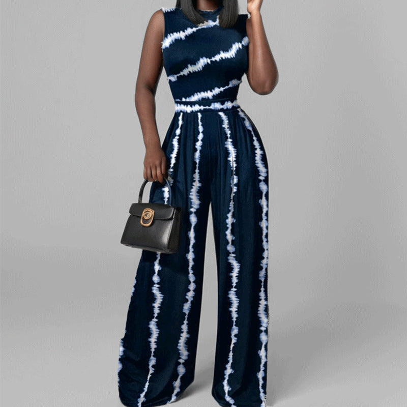 Eleganter Damen-Jumpsuit mit weitem Bein und geschlossenen Schultern von berg-feldt