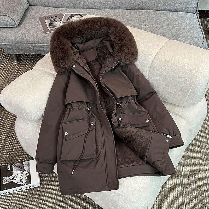Damen Parka d'hiver tendance avec doublure douillette et poches pratiques Berg-Feldt