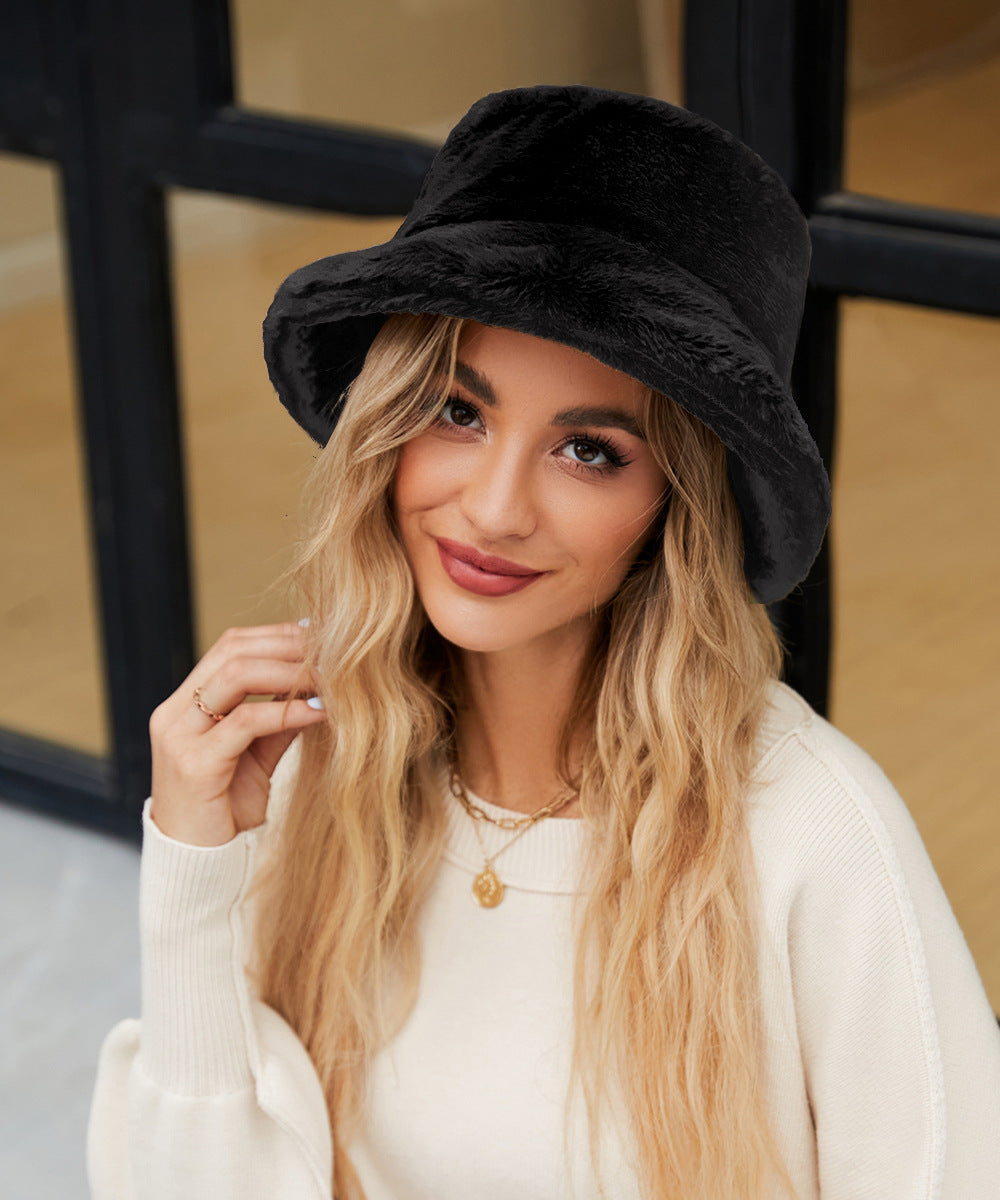 Chapeau douillet en peluche douce pour femme Berg-Feldt