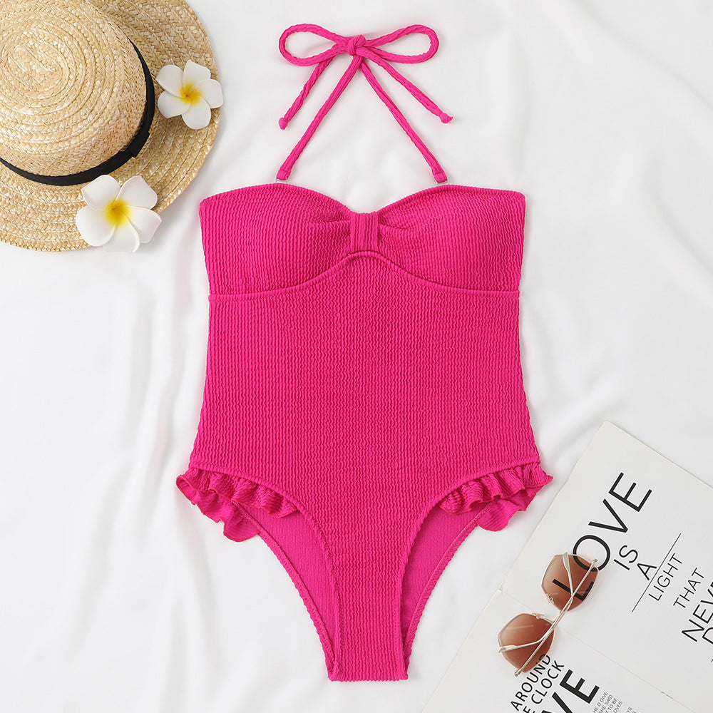 Maillot de bain pour femme Berg-Feldt avec volants et traîne