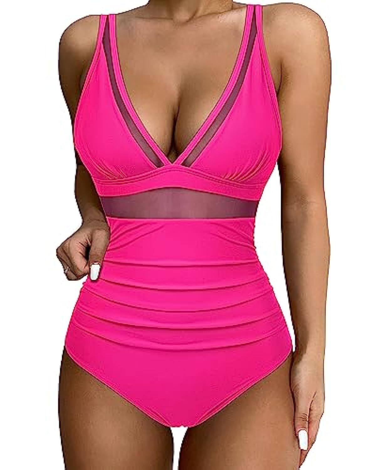 Ensemble de bikini taille haute et empiècements en maille Berg-Feldt pour femme