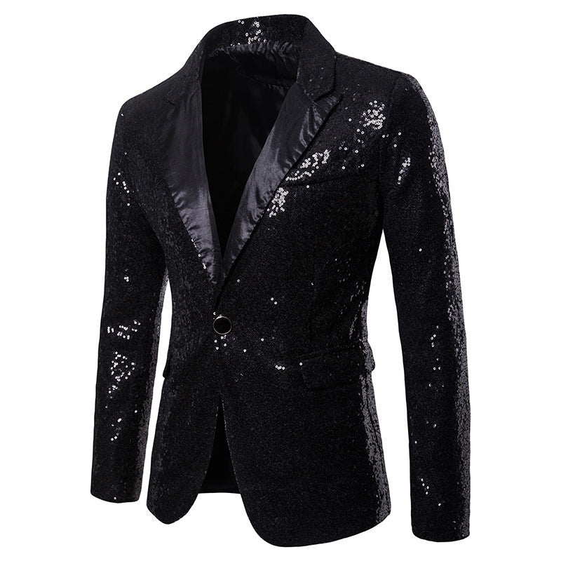 Herren Funktionsblazer mit Pailletten und klassischem Revers Berg-Feldt