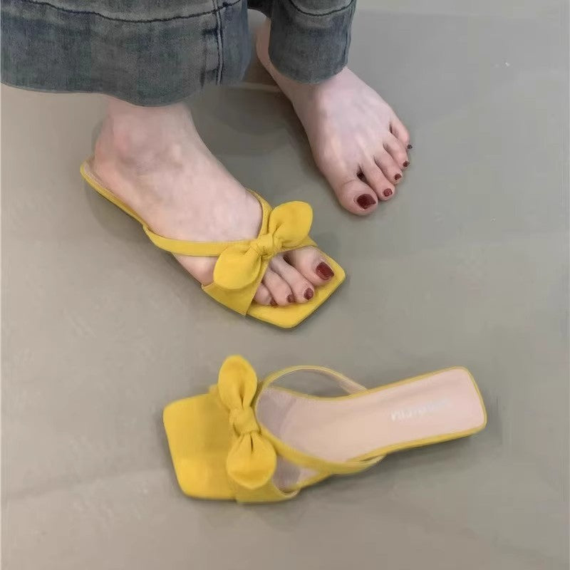 Sandales Berg-Feldt pour femme avec nœud métallique