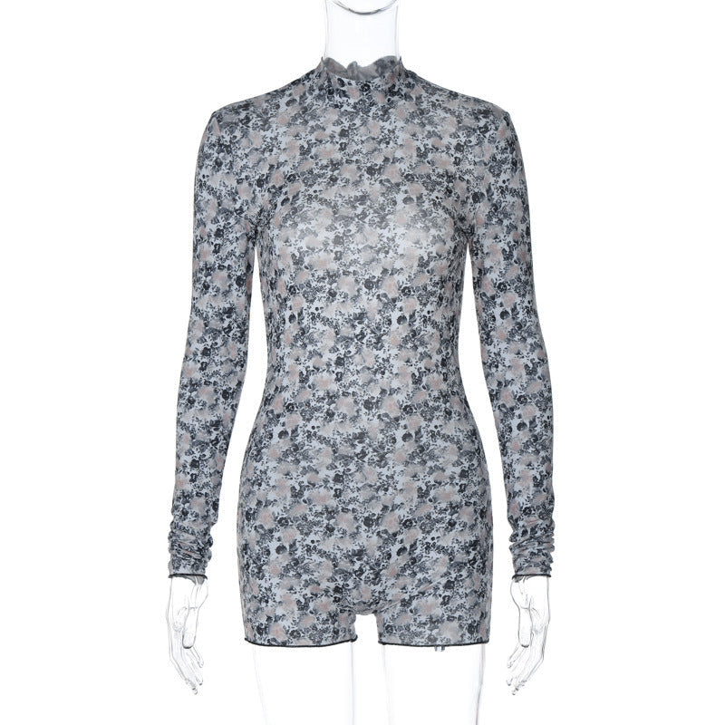 Body floral col haut pour femme berg-feldt