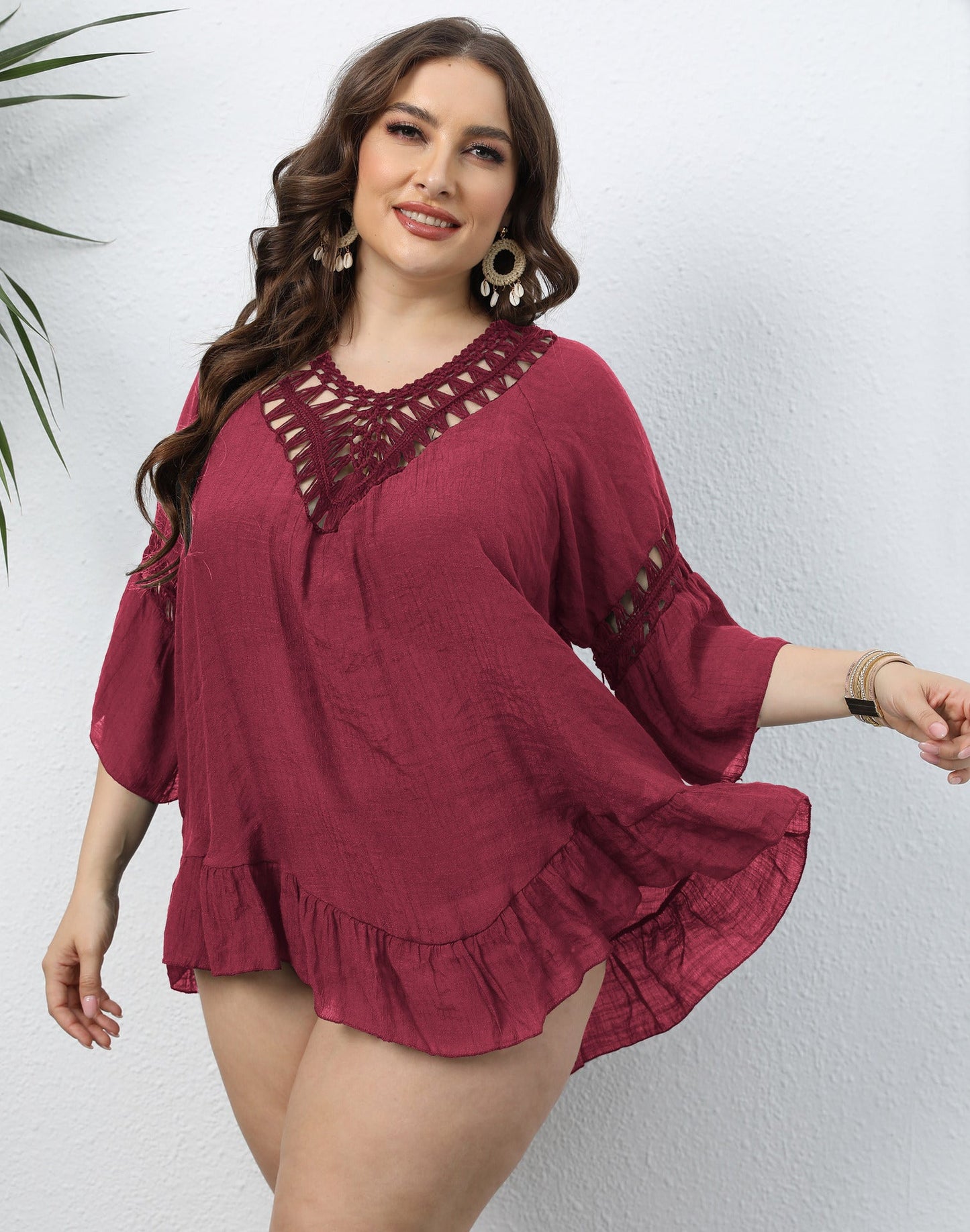 Kimono de plage bohème pour femme