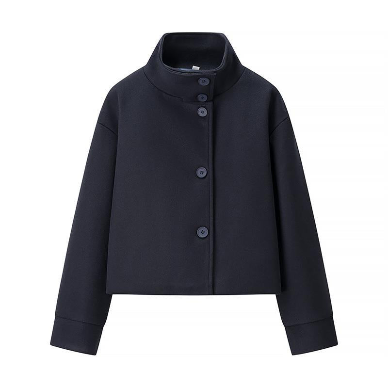 Veste courte tendance pour femme avec col montant et boutons pratiques Berg-Feldt