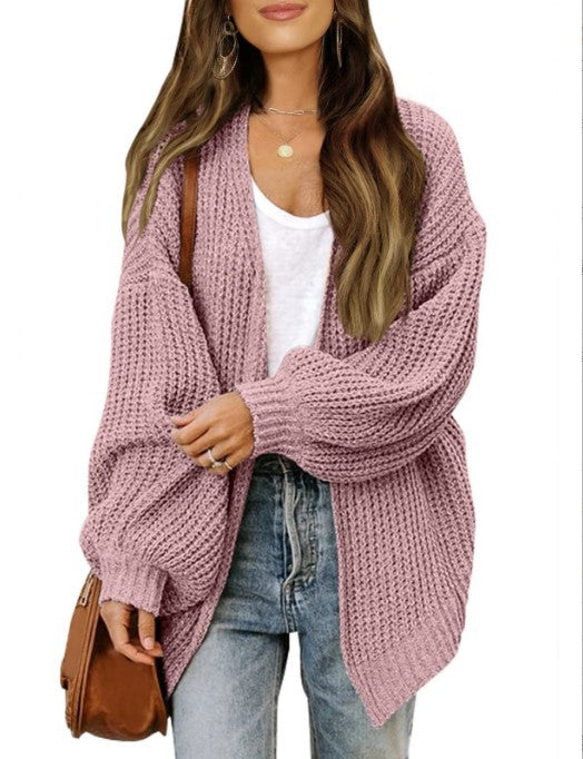 Cardigan en grosse maille pour femme avec épaules tombantes et coupe décontractée Berg-Feldt