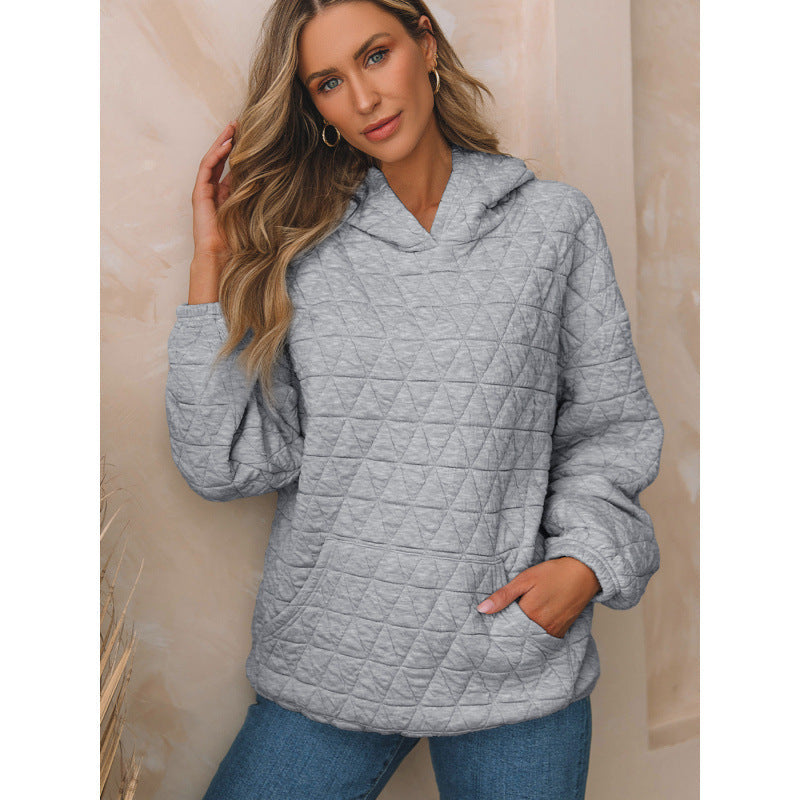 Damen-sweat à capuche matelassé avec poches pratiques Berg-Feldt