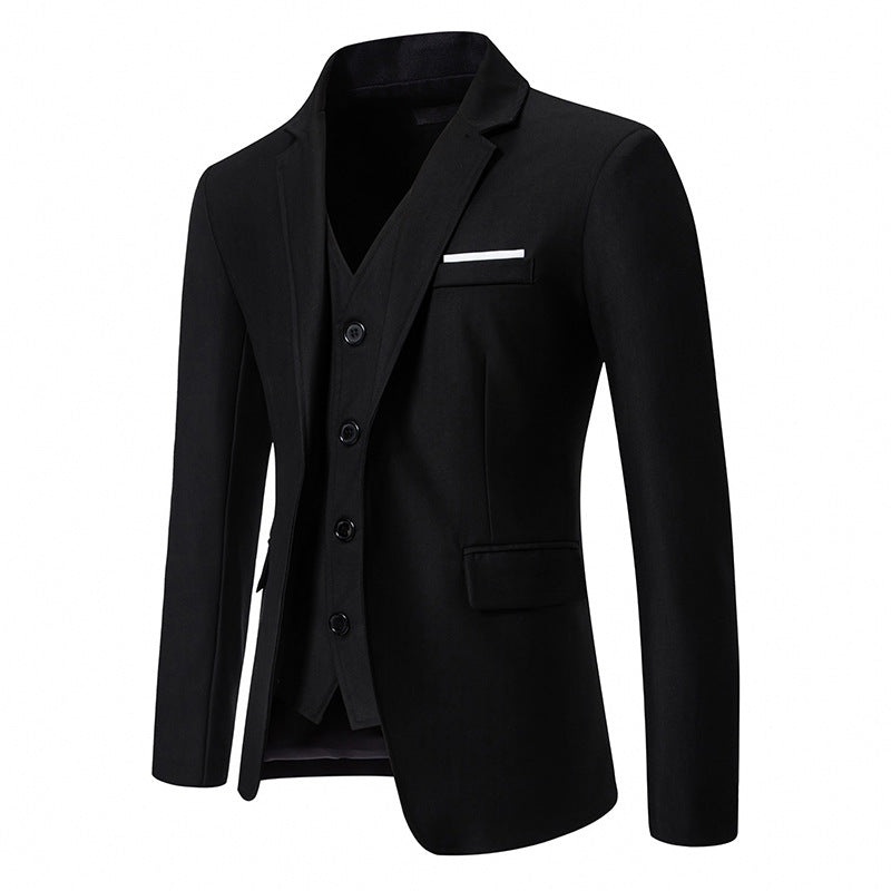 Herren elegant ausgestattetes Anzugset mit Blazer, Weste und Hose Berg-Feldt