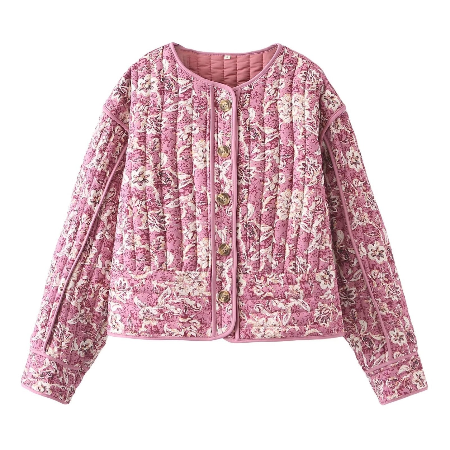 Bomber matelassé pour femme Berg-Feldt avec imprimé floral