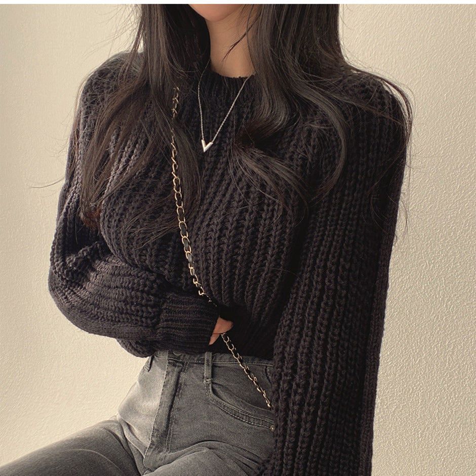 Pull ample en grosse maille pour femme avec épaules tombantes Berg-Feldt