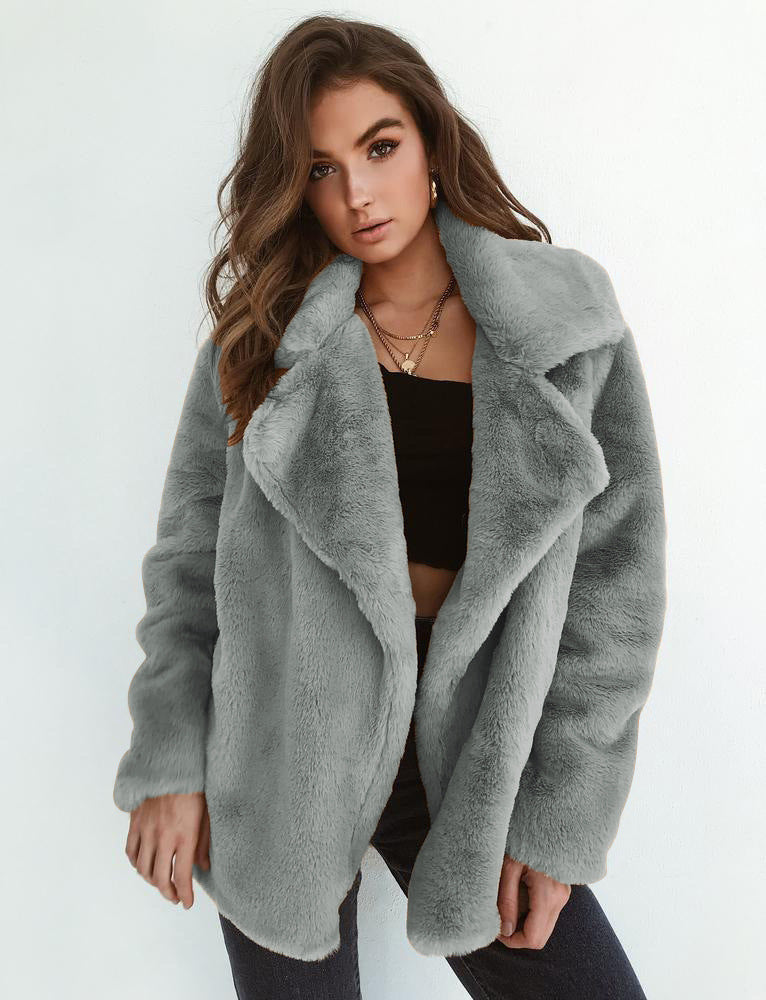 Veste douillette pour femme avec revers élégant Berg-Feldt
