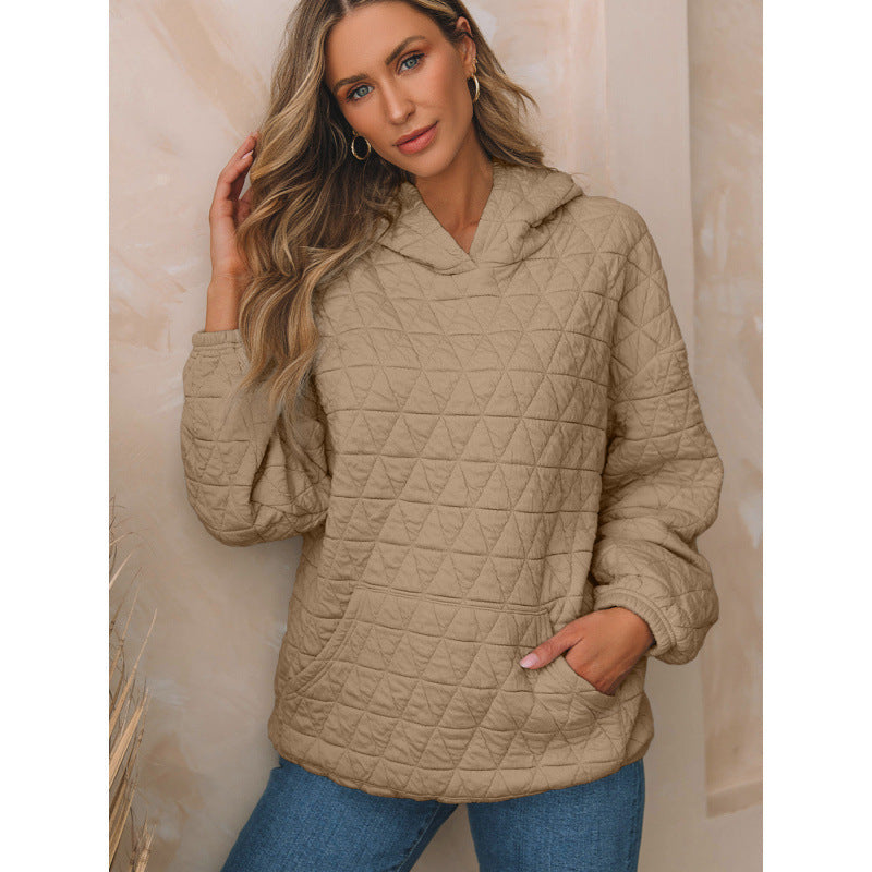 Damen-sweat à capuche matelassé avec poches pratiques Berg-Feldt