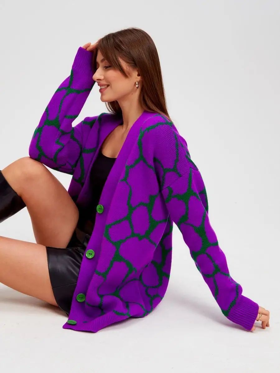 Cardigan élégant pour femme avec motif graphique de berg-feldt