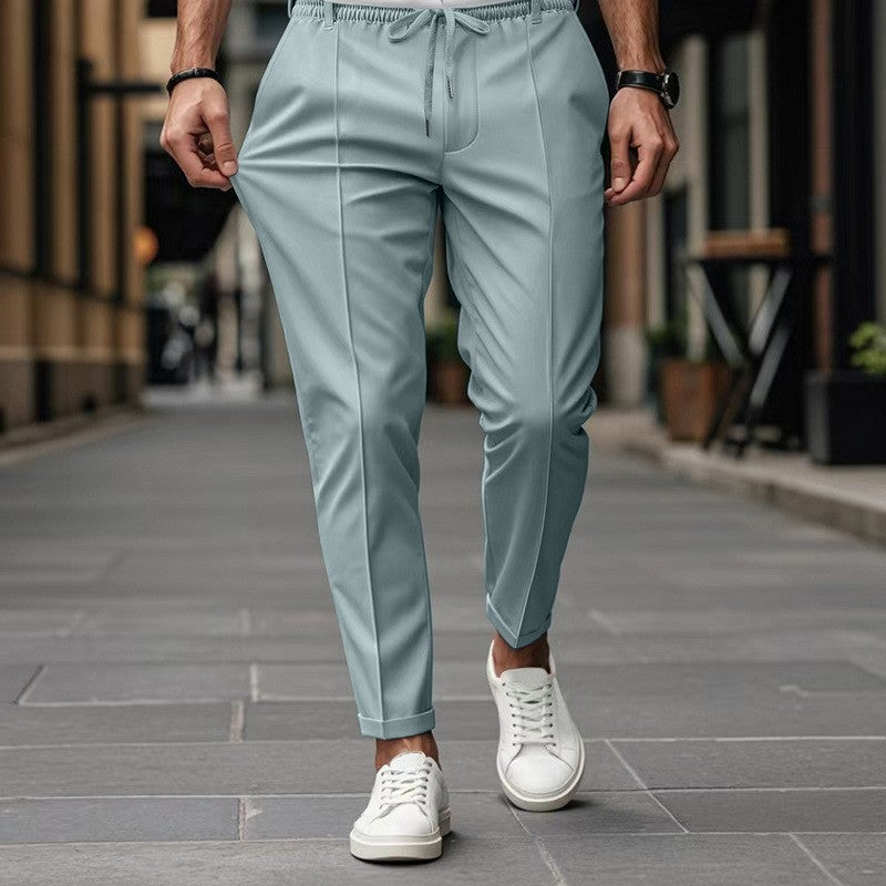 Pantalon de jogging slim-fit homme à taille élastique et poches latérales pratiques Berg-Feldt