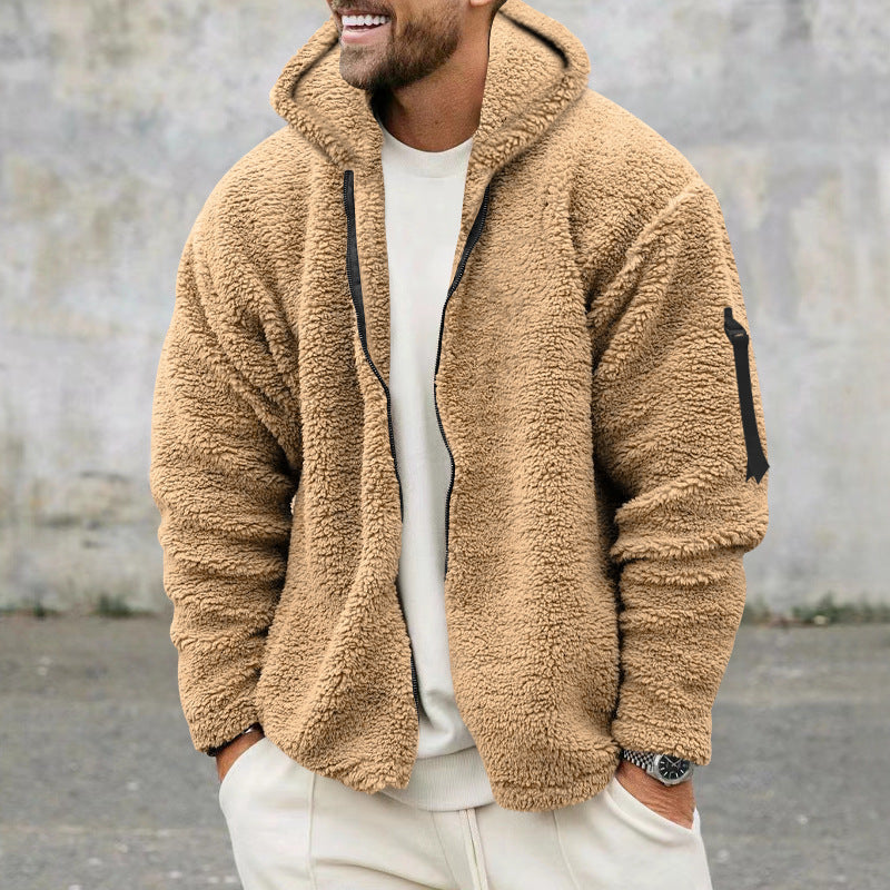 Polaire à capuche confortable pour homme avec poches zippées pratiques Berg-Feldt