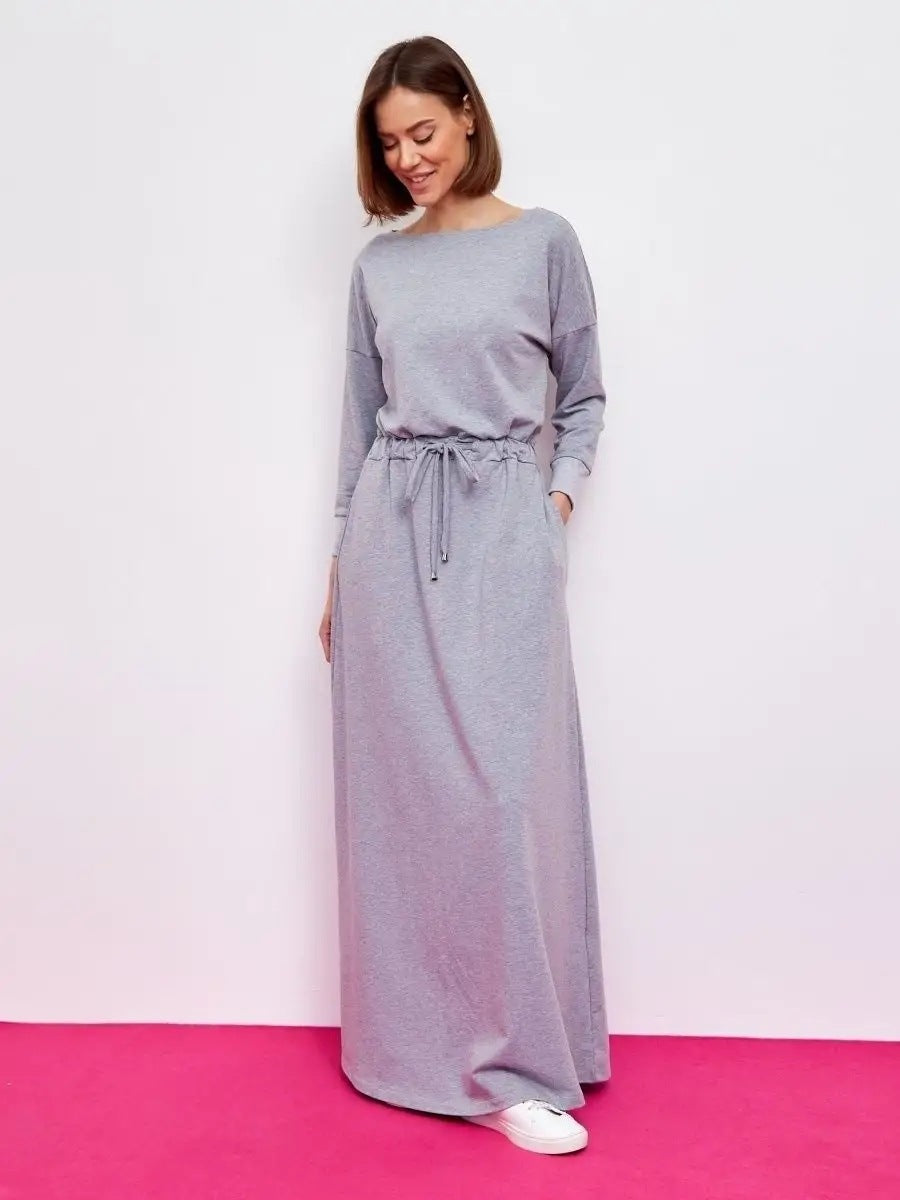 Leichtes Maxikleid für Damen mit Kordelzug von berg-feldt