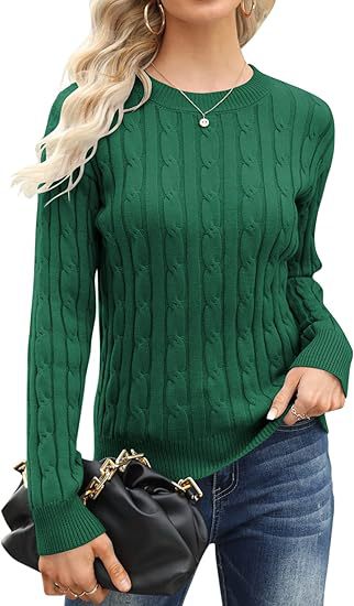 Pull-over en tricot classique pour femme avec motif torsadé Berg-Feldt