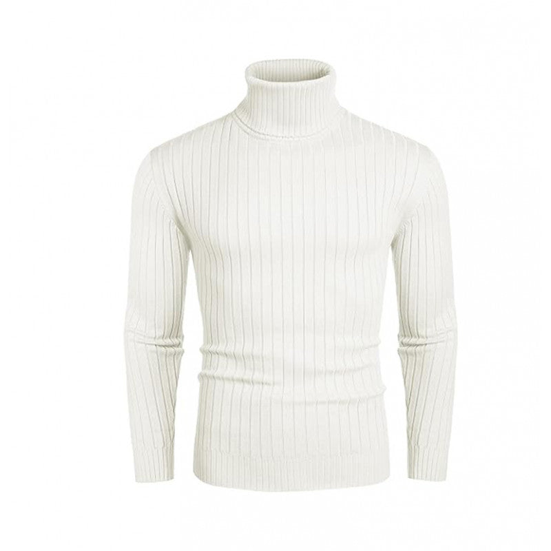 Herren Rollkragenpullover aus hochwertigem Rippstrick Berg-Feldt