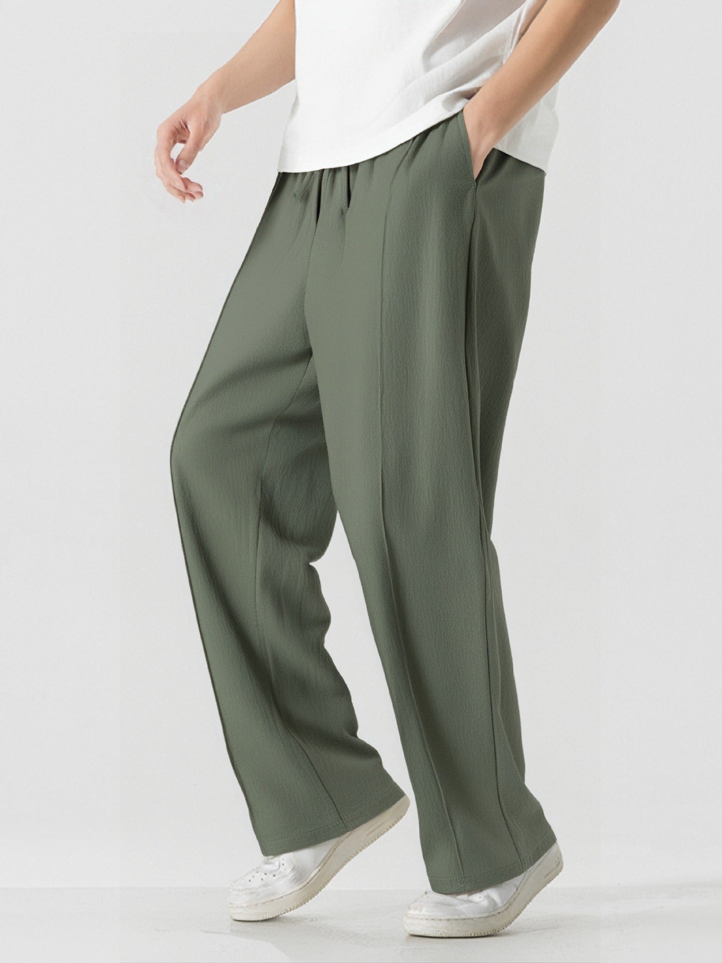 Pantalon décontracté large et élégant pour homme en tissu respirant Berg-Feldt