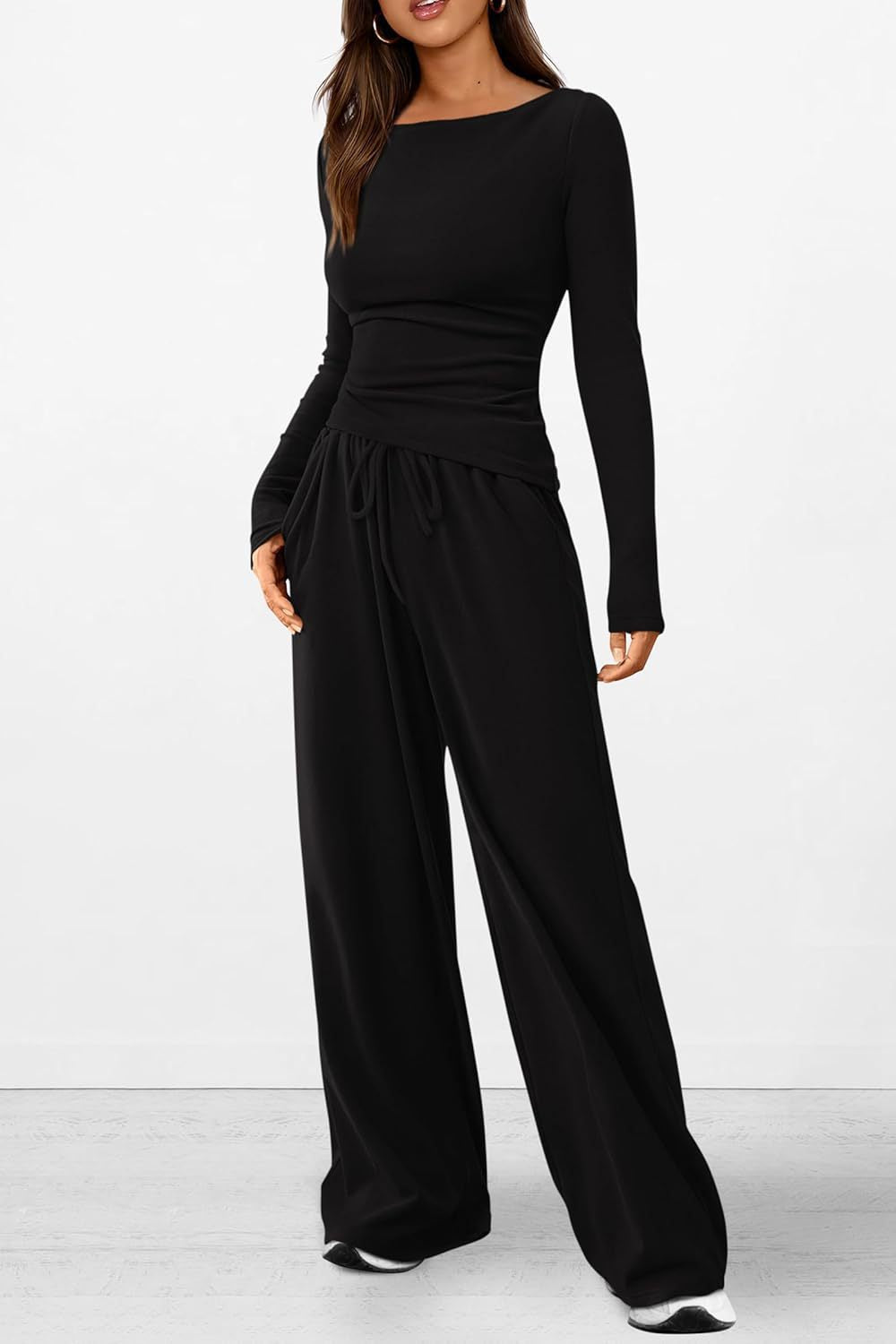 Ensemble lounge élégant et confortable pour femme, à manches longues et taille élastique, Berg-Feldt