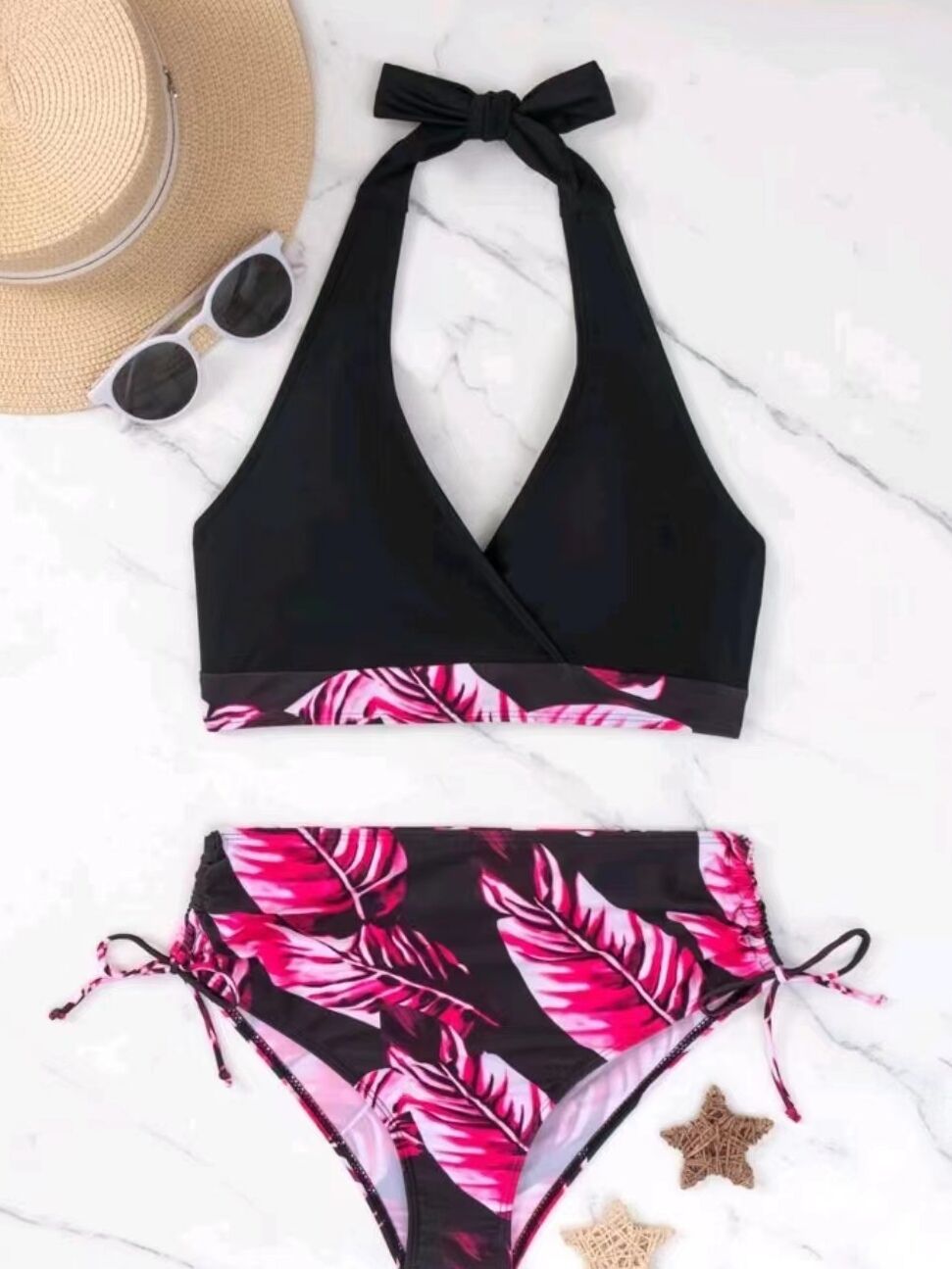 Bikini deux pièces pour femme avec haut cache-cœur tendance et coupe élastique berg-feldt
