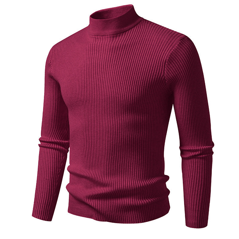 Herren Hochwertiger Rollkragenpullover aus Rippenstrick Berg-Feldt