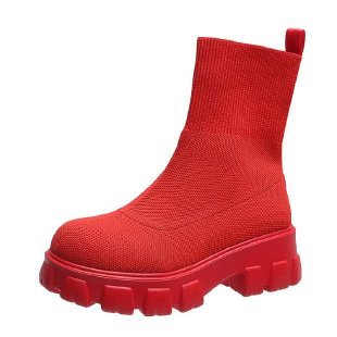 Bottes montantes tendance pour femme avec plateau robuste Berg-Feldt