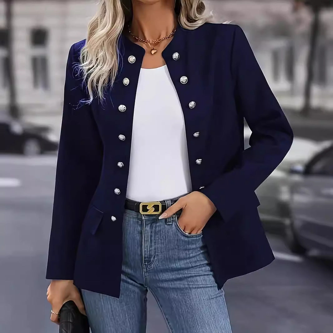 Blazer femme avec boutons-pression élégants et coupe ajustée Berg-Feldt