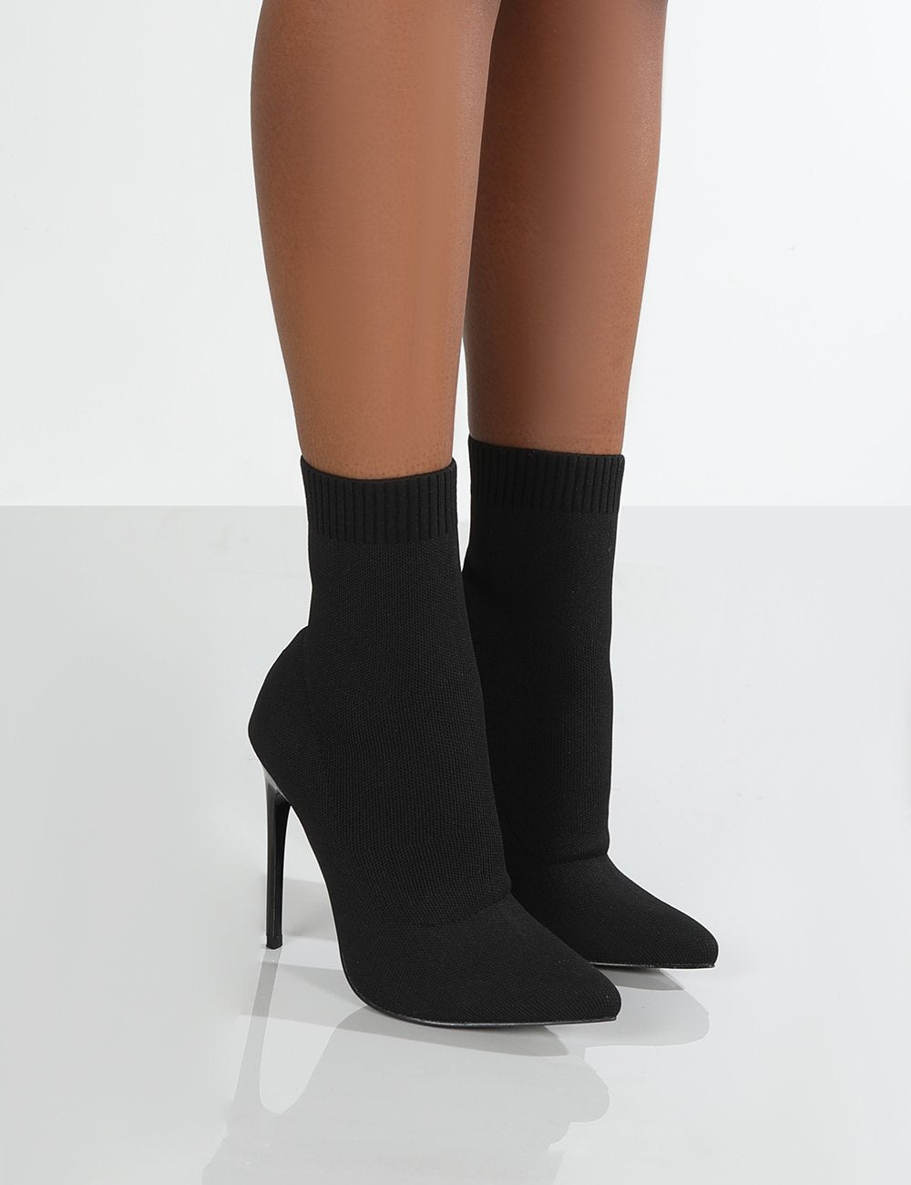 Damen-High Heels mit eng anliegendem Stricksohlen-Design Berg-Feldt