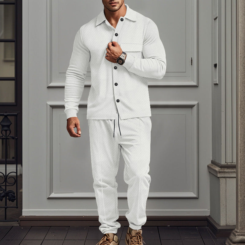 Ensemble de pyjama décontracté pour homme avec boutons élégants Berg-Feldt