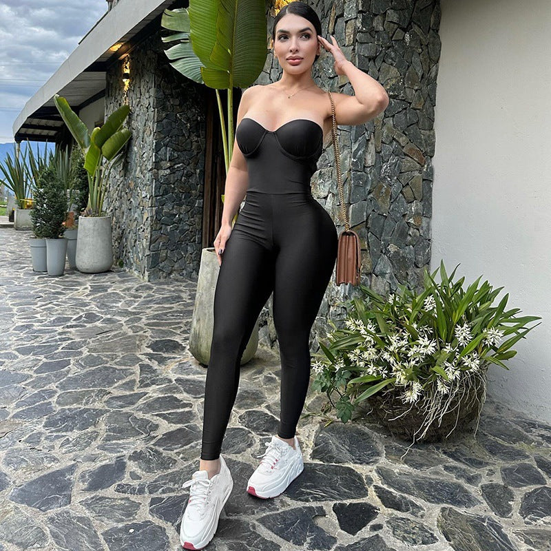 Combinaison moulante pour femme avec bustier à armatures Berg-Feldt
