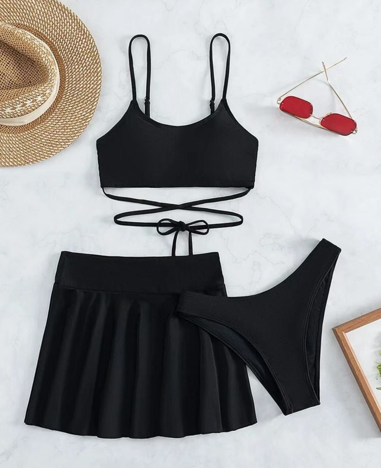 Ensemble de bikini jupe taille haute Bergfeldt pour femmes