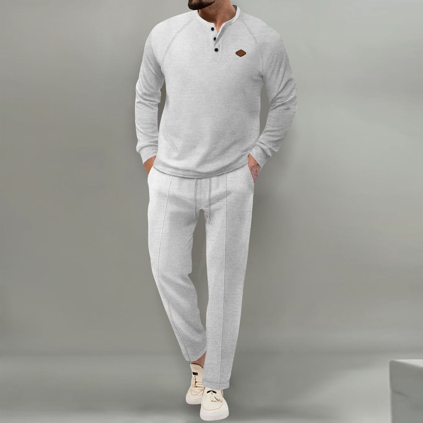 Ensemble de survêtement décontracté de qualité supérieure pour homme avec patte de boutonnage et poches élégantes Berg-Feldt