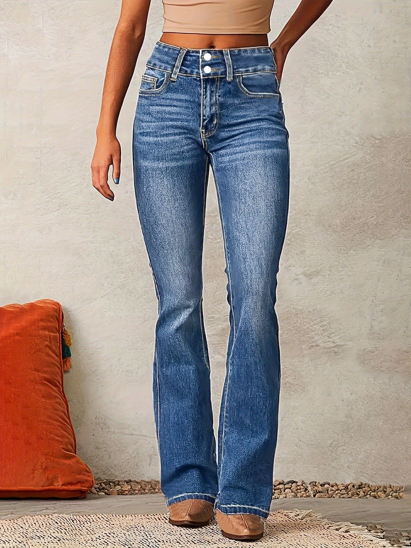 Damen Flared Jeans Berg-Feldt