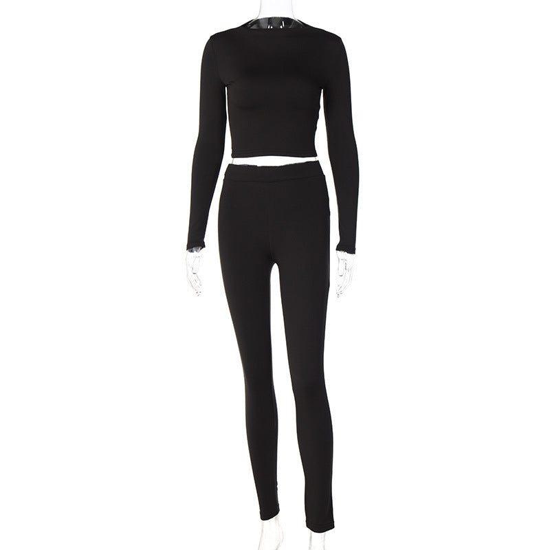 Ensemble Sportif Femme : Top Manches Longues & Legging Taille Haute (berg-feldt)
