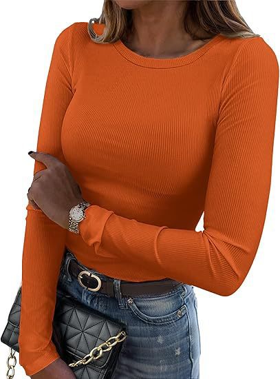 T-shirt côtelé ajusté à manches longues et détails mode pour femme de berg-feldt