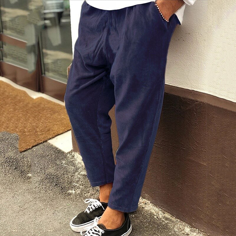 Pantalon en velours côtelé