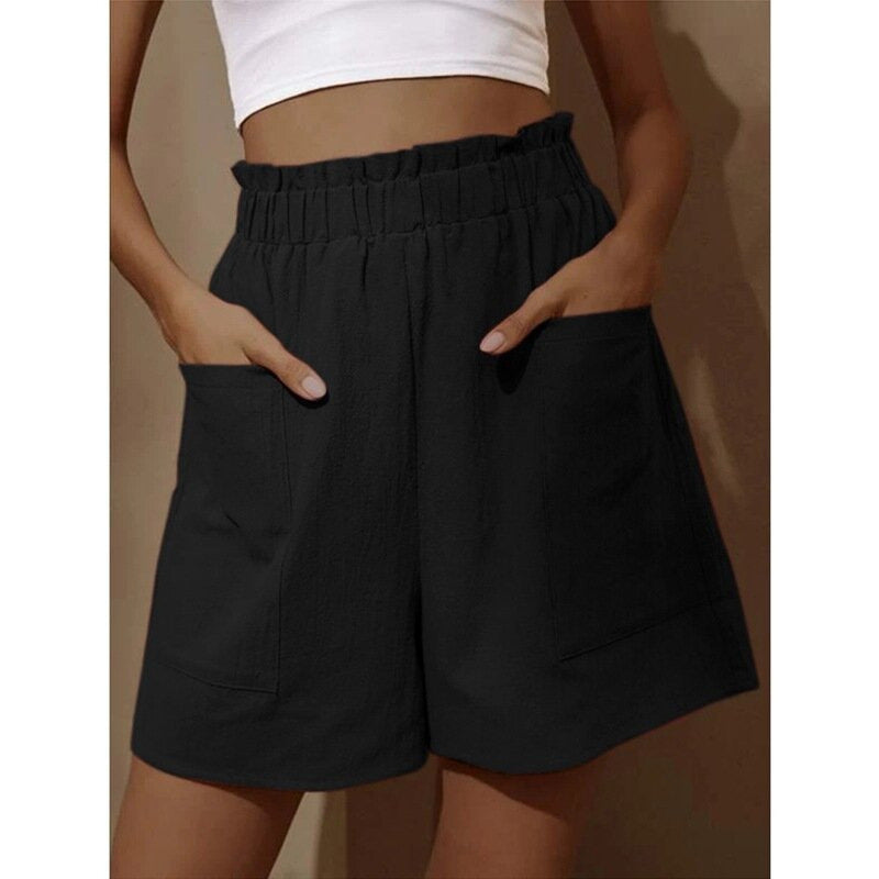 Hochtaillierte Damen Shorts mit Taschen (Berg-Feldt Casual)