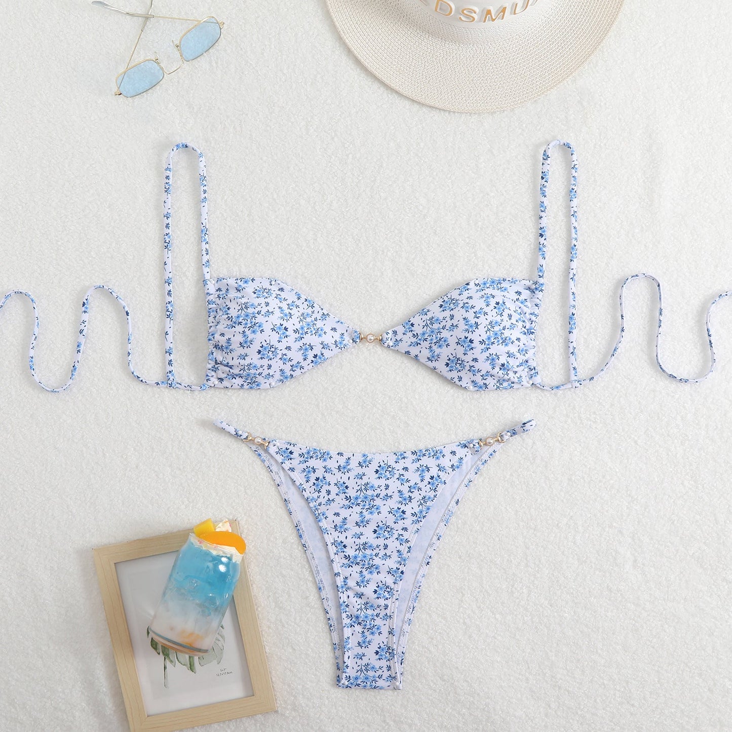 Ensemble de bikini push-up à imprimé animal pour femme de berg-feldt