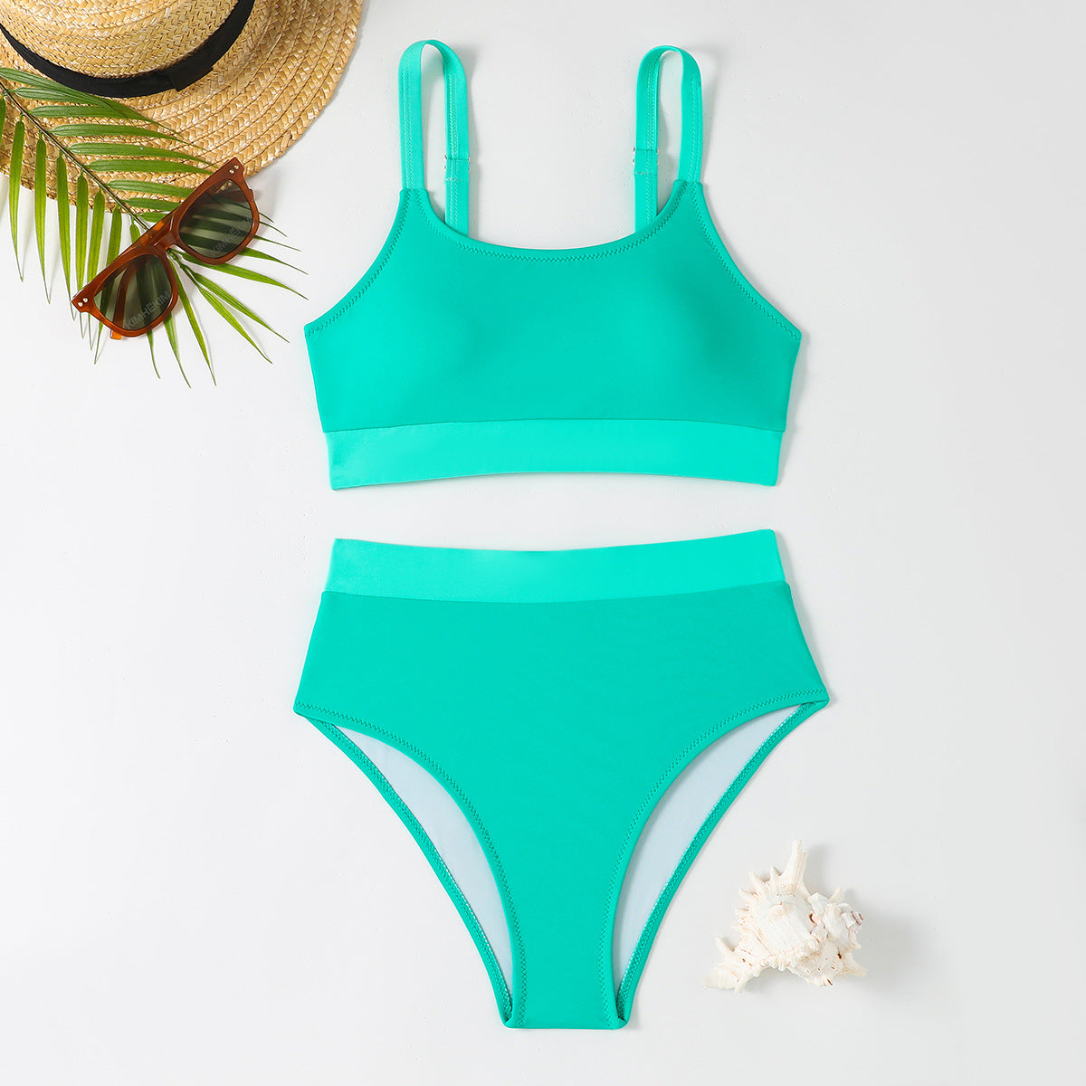 Ensemble bikini pour femme berg-feldt, taille haute, bretelles réglables