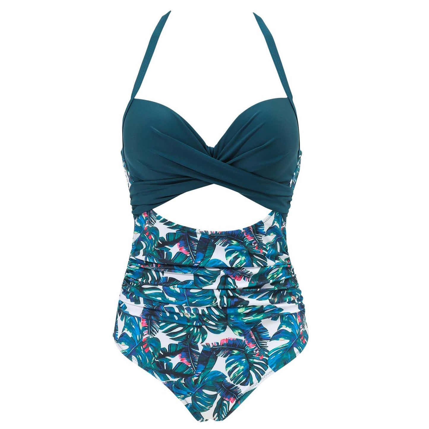 Maillot de bain femme Berg-Feldt avec découpes et dos croisé