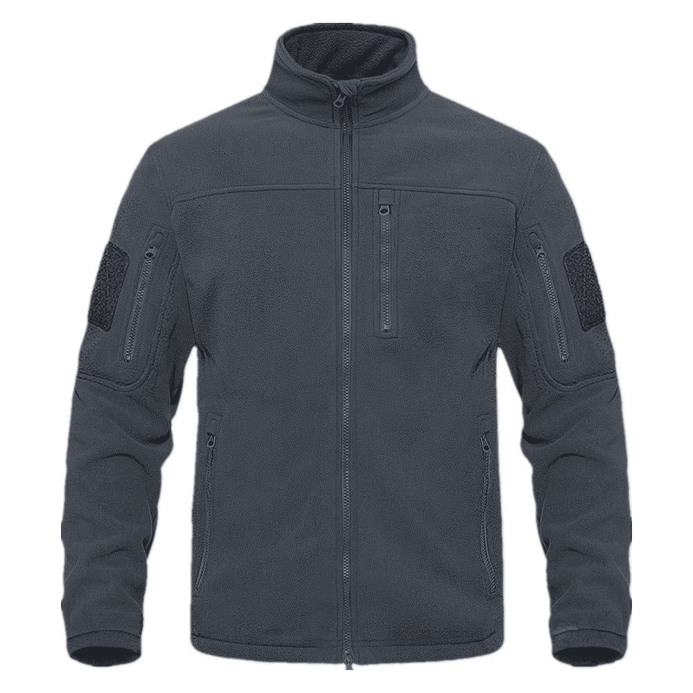 Veste polaire pour homme avec poches polyvalentes et col montant Berg-Feldt